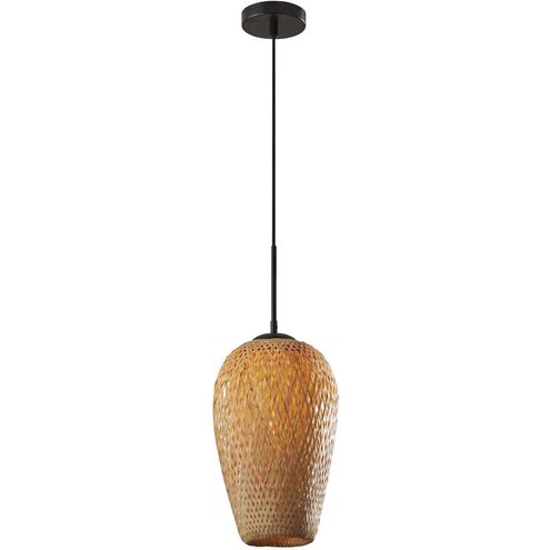 Hugo 1 Light Black Pendant Ceiling Light