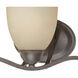 Triton 3 Light 21 inch Sable Bronze Wall Lamp Wall Light