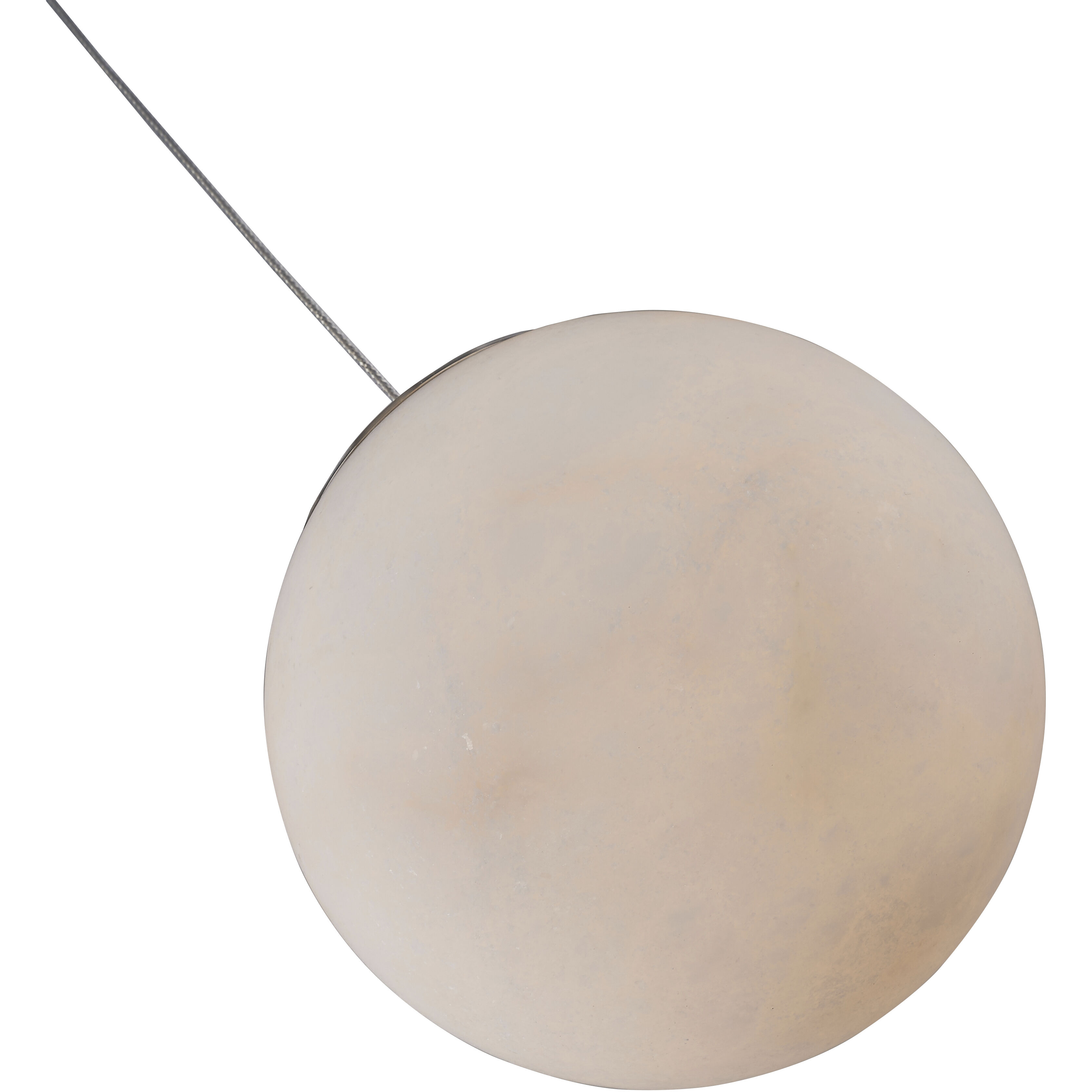Stone LED 6 inch Brushed Nickel Pendant Ceiling Light