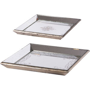 Violet Champagne Tray, Set of 2