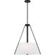 Brewster 3 Light 22 inch Black Pendant Ceiling Light
