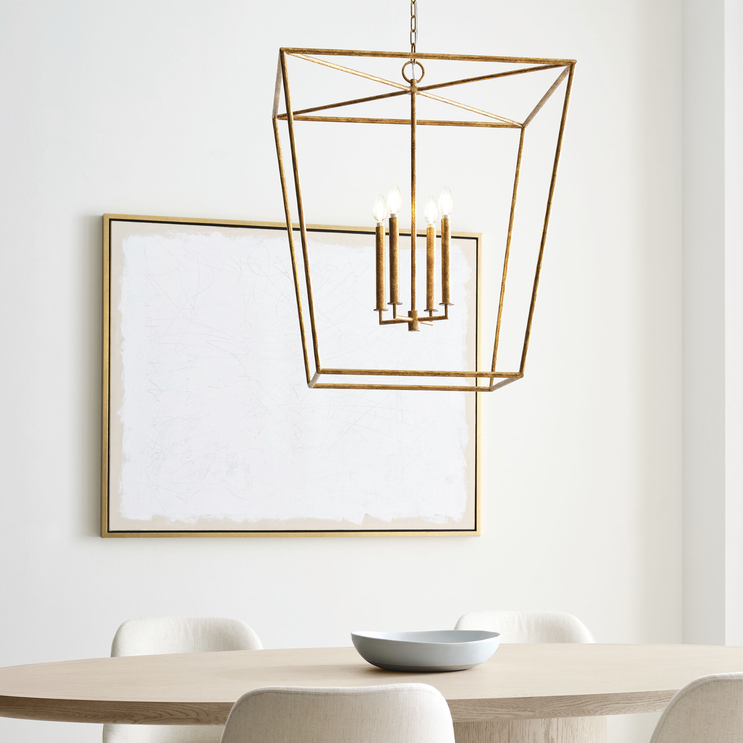 ED Ellen DeGeneres Viota Pendant Ceiling Light in Casted Gild