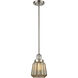 Franklin Restoration Chatham 1 Light 6 inch Brushed Satin Nickel Mini Pendant Ceiling Light in Incandescent, Mercury, Franklin Restoration