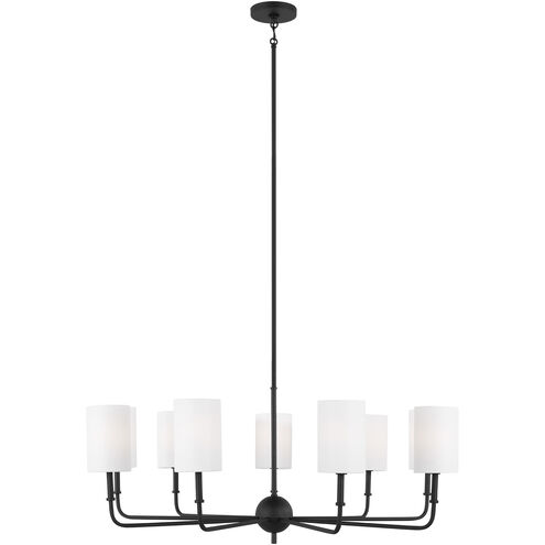 Foxdale 9 Light 36 inch Midnight Black Chandelier Ceiling Light