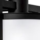 Drape 1 Light 16.5 inch Matte Black Outdoor Wall Sconce