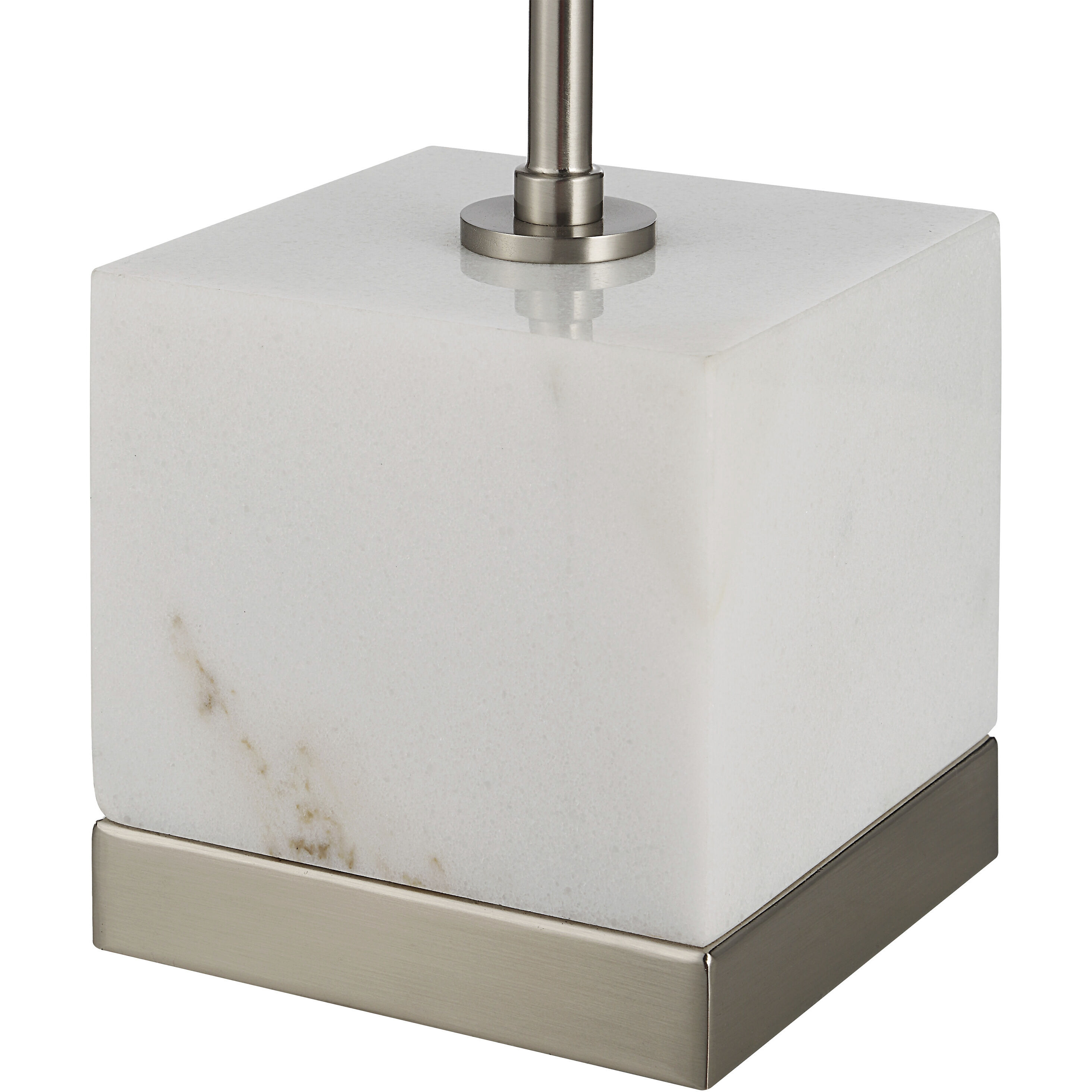 Edessa 27 inch 9 watt Brushed Nickel Table Lamp Portable Light