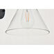 Histoire 1 Light 8 inch Brass and Black Wall Sconce Wall Light