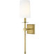 Camila 1 Light 5.5 inch Rubbed Brass Wall Sconce Wall Light