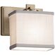 Textile 1 Light 7 inch Brushed Brass ADA Wall Sconce Wall Light, Era Family, Choices
