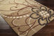 Athena 72 X 72 inch Mustard/Brown/Beige/Dark Brown/Medium Brown Handmade Rug in 6 Ft Square, Square