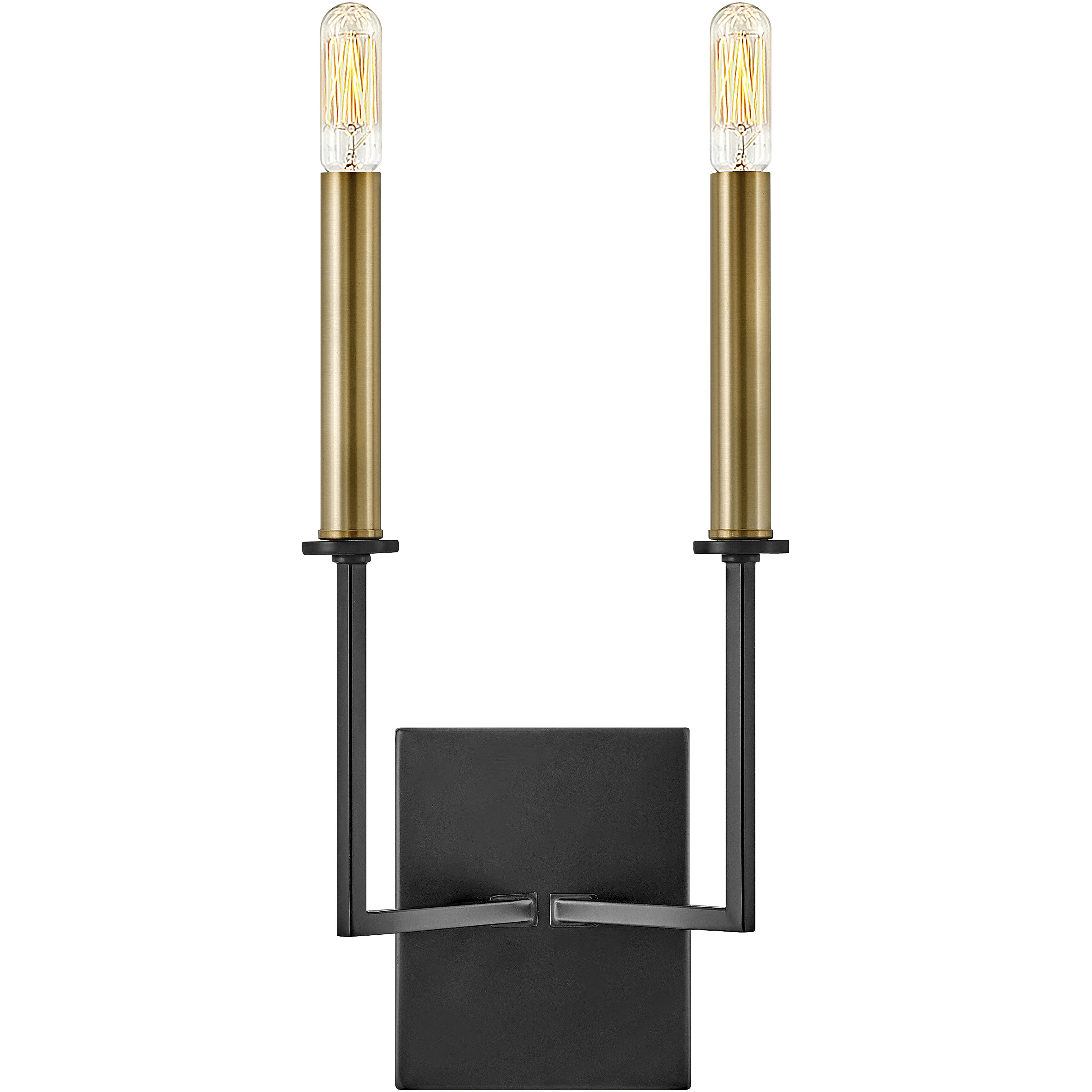 Lazlo LED 8 inch Black ADA Sconce Wall Light