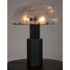 Shiitake 27 inch 60.00 watt Matte Black Table Lamp Portable Light
