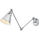 Ledger 1 Light 6.00 inch Swing Arm Light/Wall Lamp