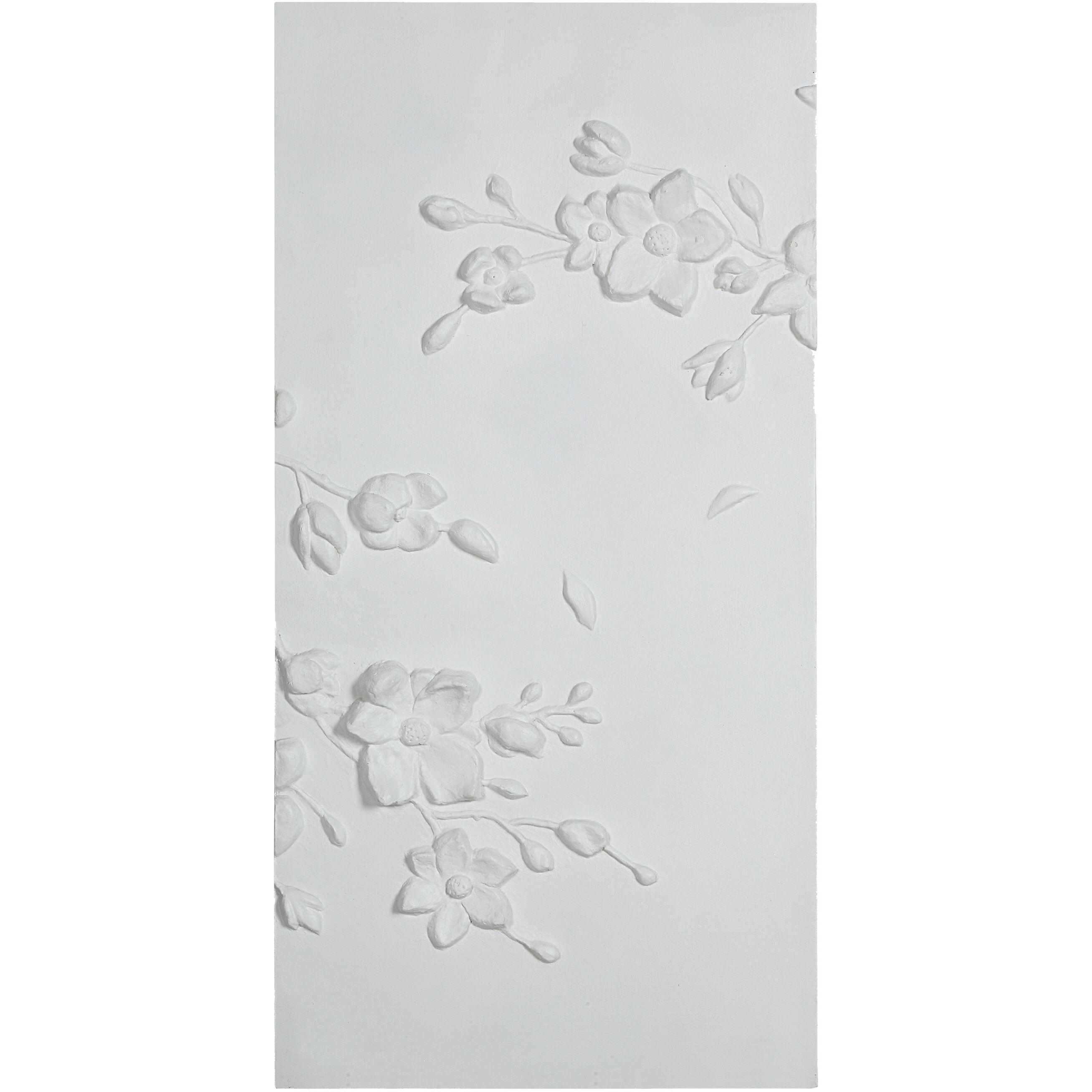 Beaudelaire Matte White Wall Decor, Set of 3