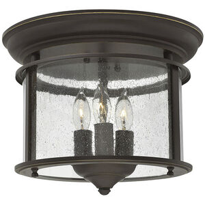 Gentry LED 9.5 inch Olde Bronze Indoor Flush Mount Ceiling Light