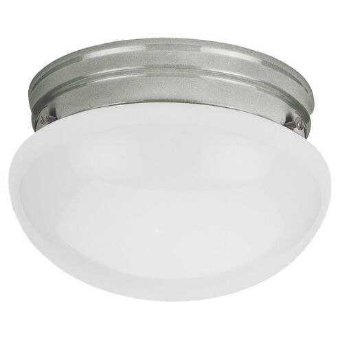 Webster 1 Light 7.75 inch Brushed Nickel Flush Mount Ceiling Light