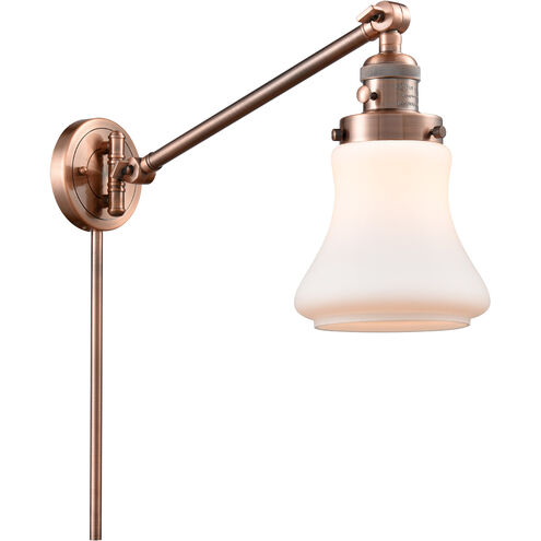 Bellmont 35 inch 3.50 watt Antique Copper Swing Arm Wall Light, Franklin Restoration