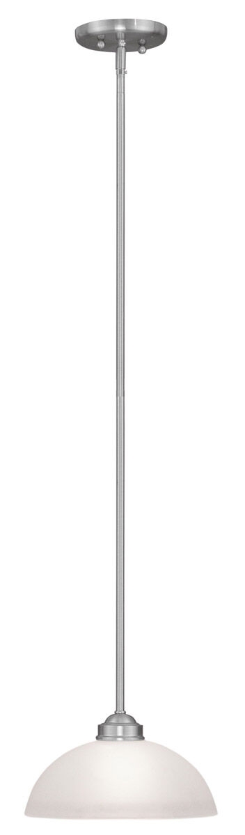 Somerset 1 Light 11 inch Brushed Nickel Pendant Ceiling Light 