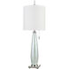 Confection 41 inch 100 watt Seafoam Blue with Polished Nickel Table Lamp Portable Light