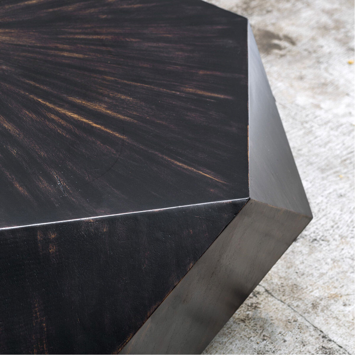 Volker 49.8 X 13.8 inch Mango Veneer with Worn Black and Honey Coffee Table
