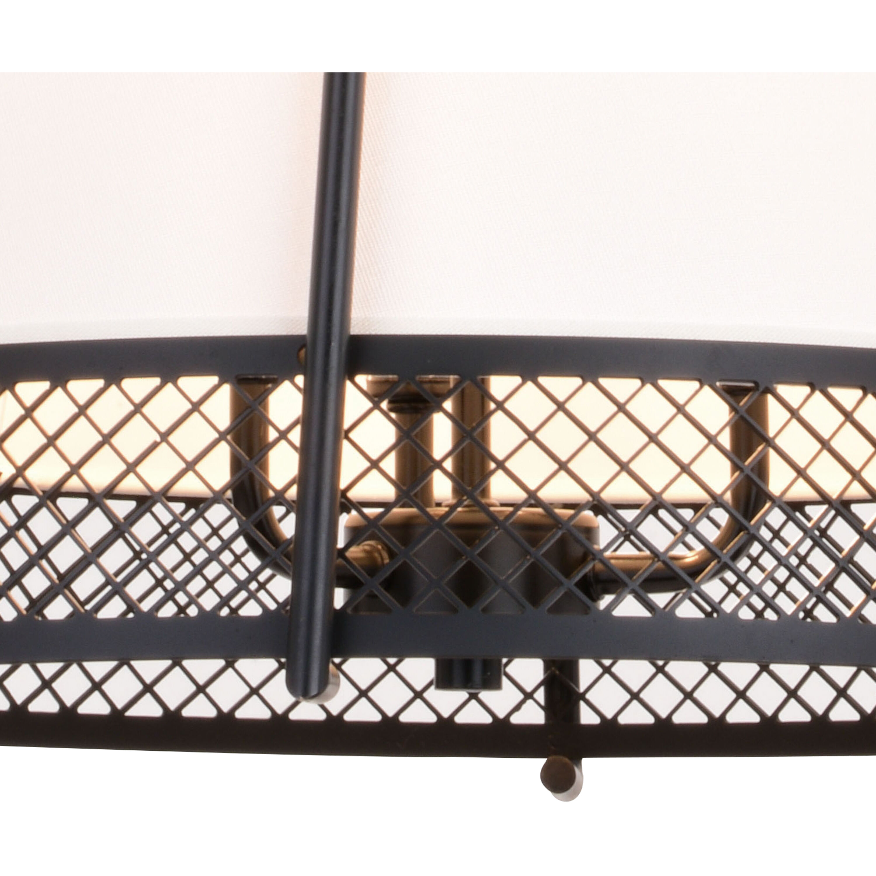 Benton LED 16.75 inch Matte Black Pendant Ceiling Light