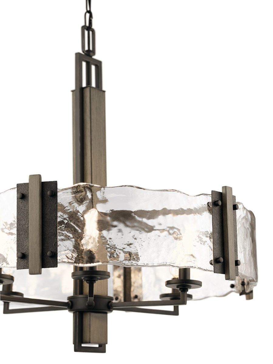 Aberdeen 6 Light 28 inch Olde Bronze Chandelier 1 Tier Medium Ceiling Light, 1 Tier Medium