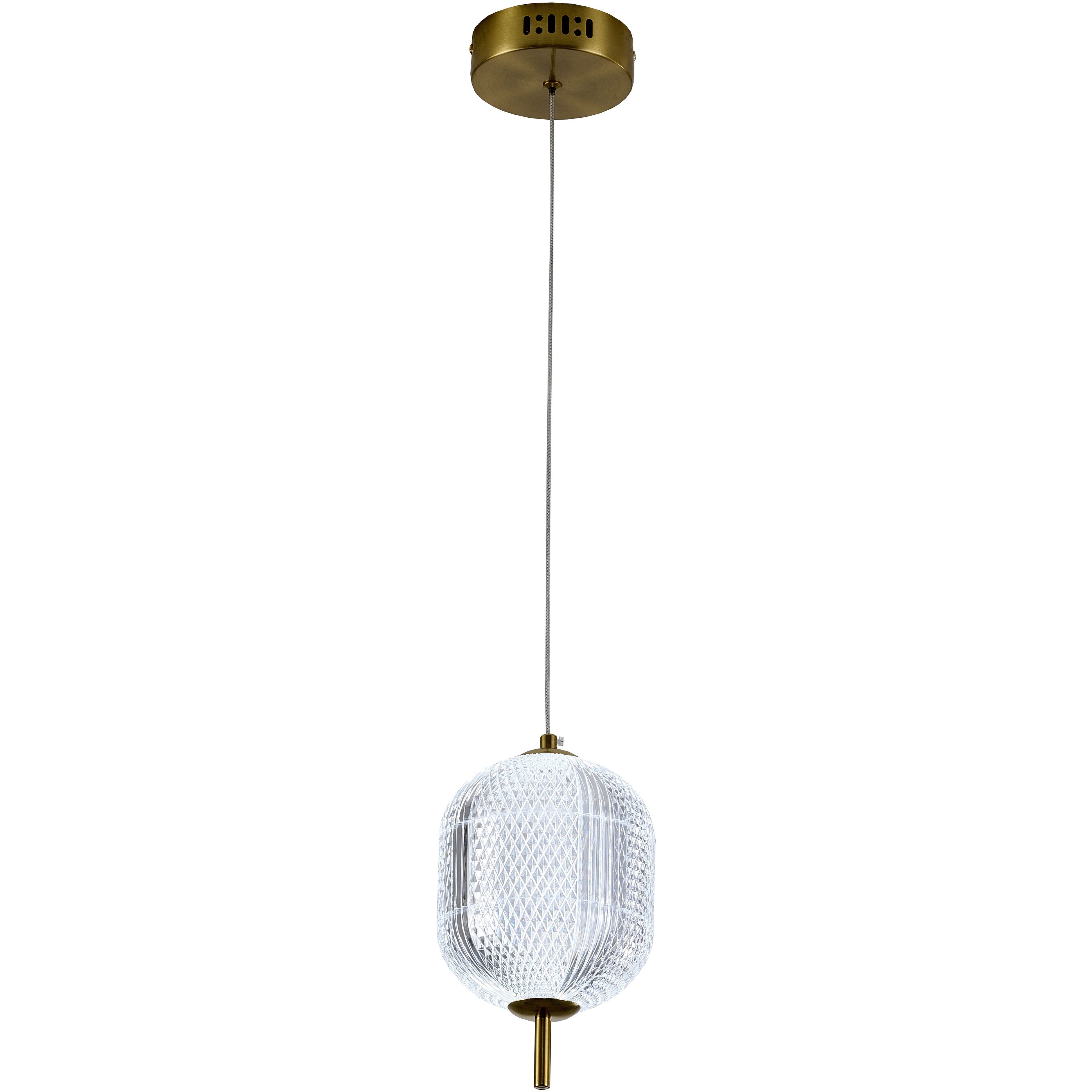 Canada Pendant Ceiling Light in Brass