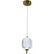 Canada Pendant Ceiling Light in Brass