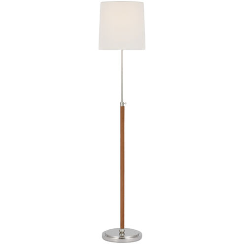 Thomas O'Brien Bryant2 45.25 inch 15.00 watt Polished Nickel and Natural Leather Wrapped Floor Lamp Portable Light