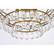 Mila 5 Light 20 inch Brass Pendant Ceiling Light