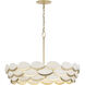High Tide 8 Light 31 inch French Gold Pendant Ceiling Light
