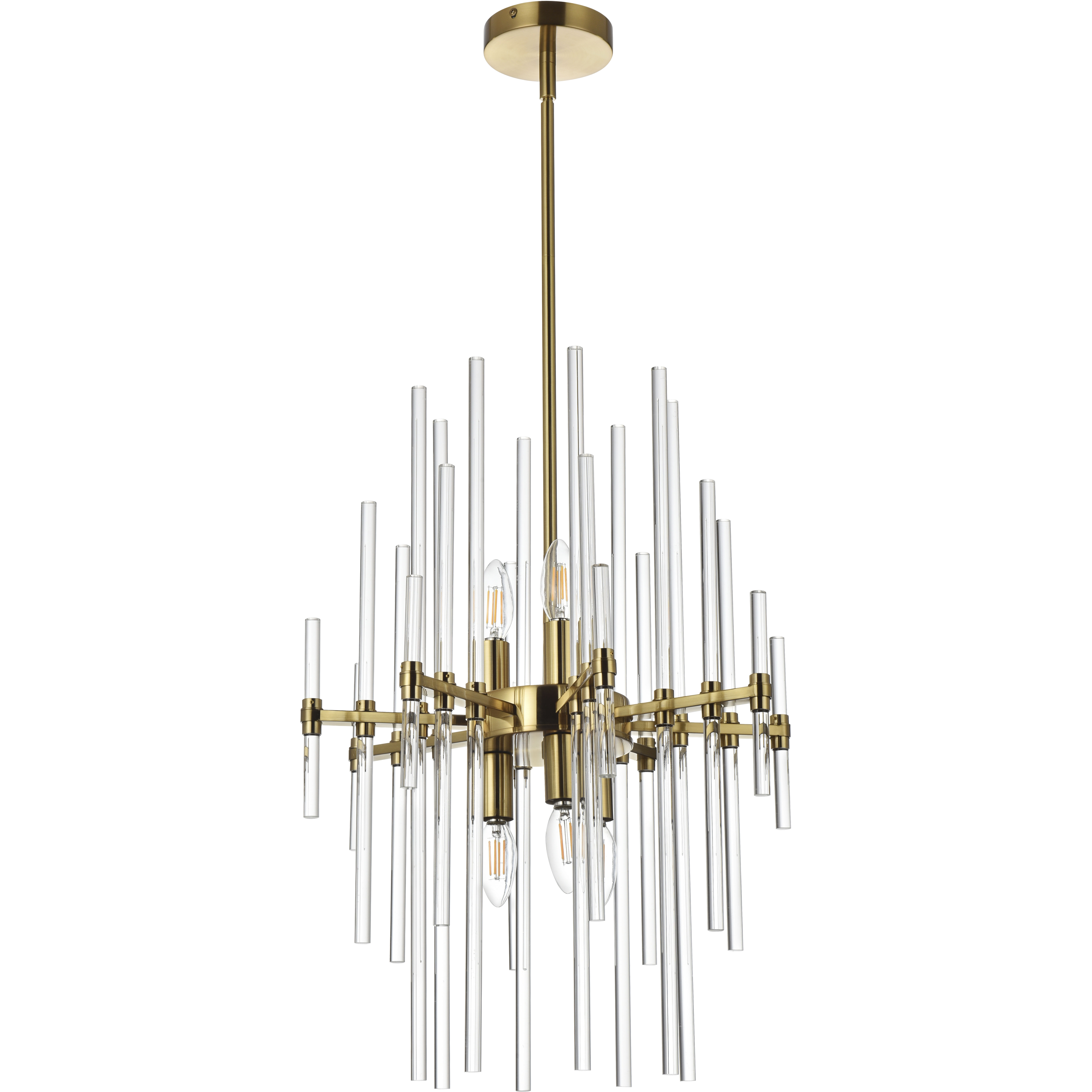Sienna 6 Light 17 inch Gold Pendant Ceiling Light