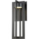Chamber LED 20.06 inch Bronze Outdoor Wall Light, dweLED