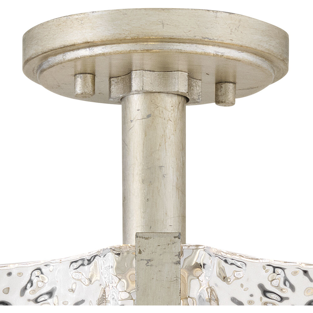 Florian 5 Light 20.25 inch Glacial Semi-flush Mount Ceiling Light