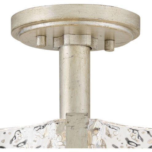 Florian 5 Light 20.25 inch Glacial Semi-flush Mount Ceiling Light