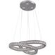 Canada LED 31.5 inch Chrome Chandelier Ceiling Light