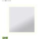 Luma 36 X 36 inch Mirror with Chrome Wall Mirror