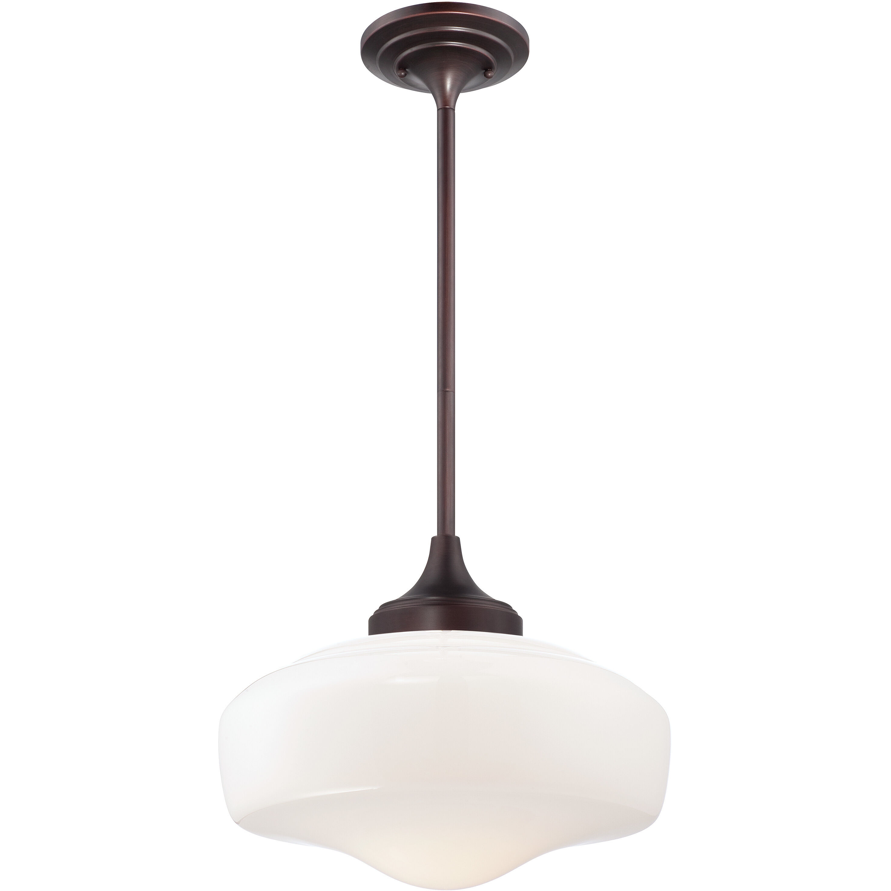 ML 1 Light 17.25 inch Brushed Bronze Pendant Ceiling Light