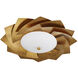 Asterisk 1 Light 25.5 inch Contemporary Gold Leaf and Contemporary Gold Flush Mount Ceiling Light