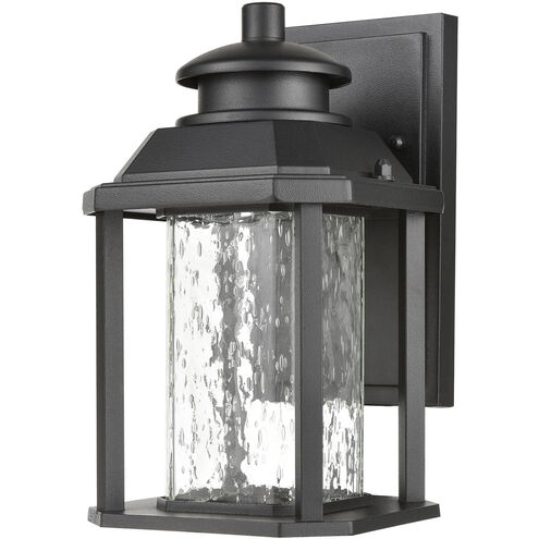 Latonia LED 10 inch Matte Black Outdoor Sconce