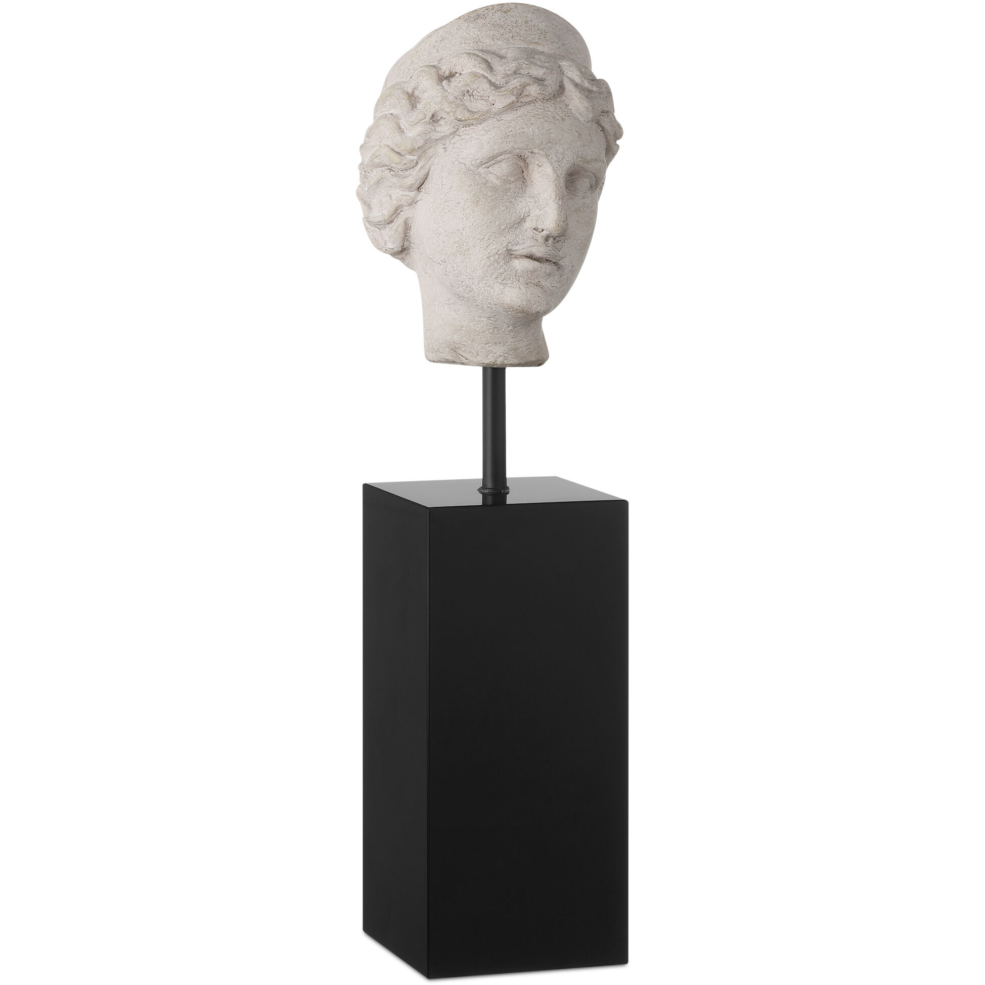 Venus Head on Stand 12.5 X 3.5 inch Sculptures, Set of 2