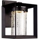 Taylor LED 12 inch Black Outdoor Wall Lantern