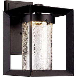 Taylor LED 12 inch Black Outdoor Wall Lantern