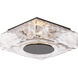 Cuboid LED 10 inch Black Flush Mount Ceiling Light in 3500K, dweLED