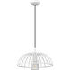 Valencia 1 Light 16 inch Texture White Pendant Ceiling Light in Textured White