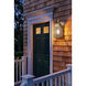 Norfield 1 Light 16 inch Antique Brass Outdoor Sconce in Seedy Glass, Brass Traditions by Innovations Lighting