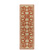 Caesar 96 X 30 inch Red and Brown Runner, Wool