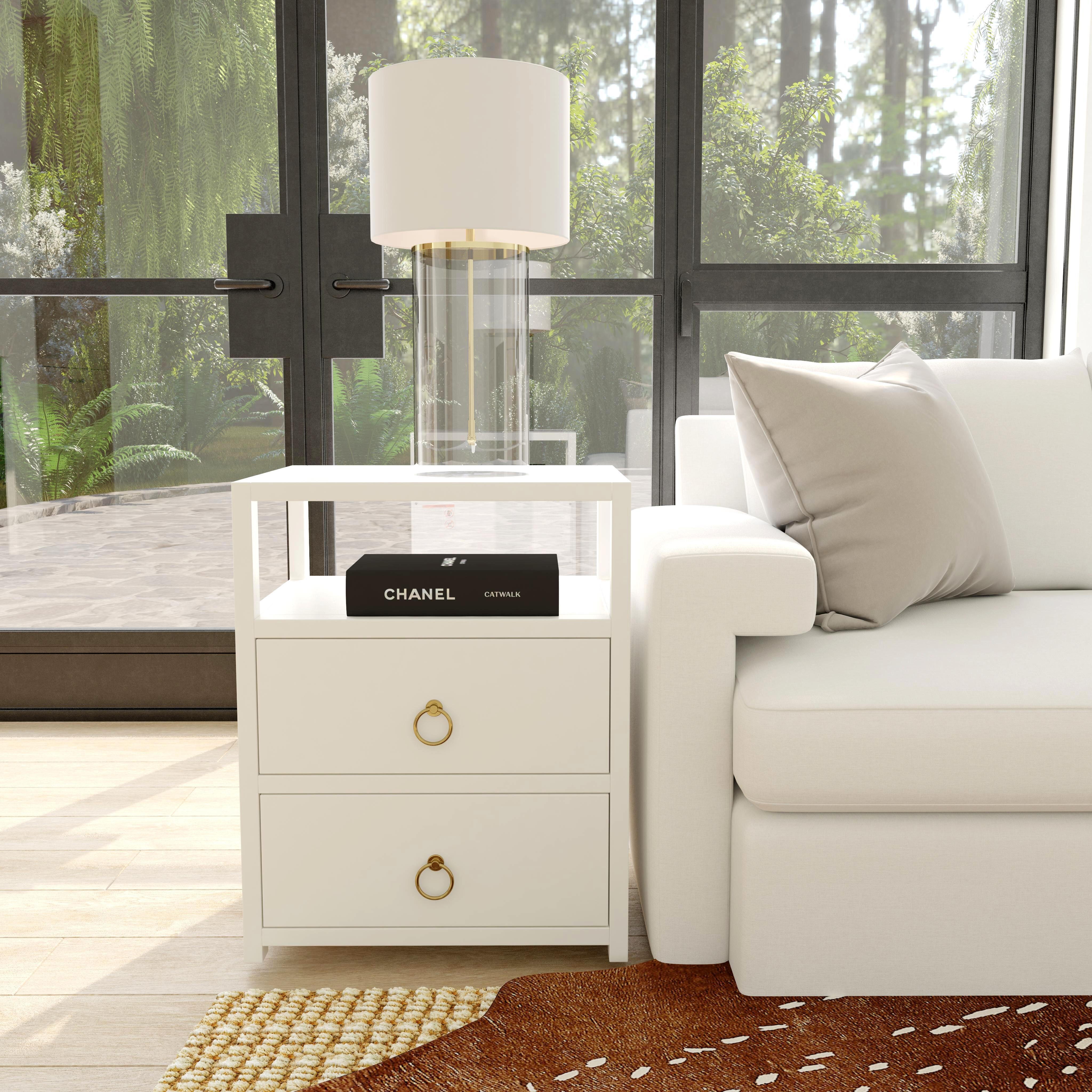 Lark Nightstand in White