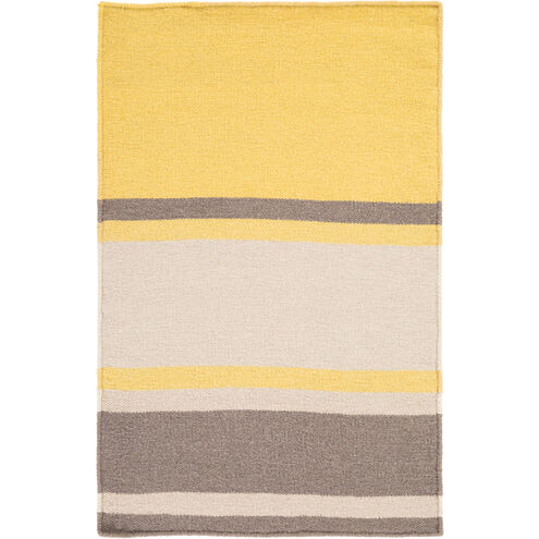 Frontier 36 X 24 inch Lime, Taupe, Dark Brown Rug