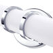 Rings 24 inch Chrome Vanity Light Wall Light